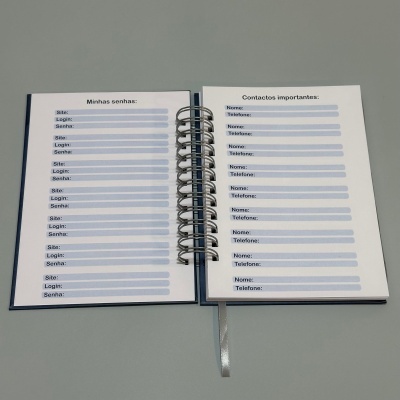 Planner semanal capa rígida "Sagrado Coração de Jesus"