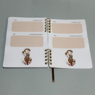 Planner semanal capa maleável "Santo António"