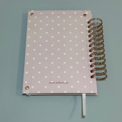 Planner semanal premium capa rígida "Cuide de si todos os dias"