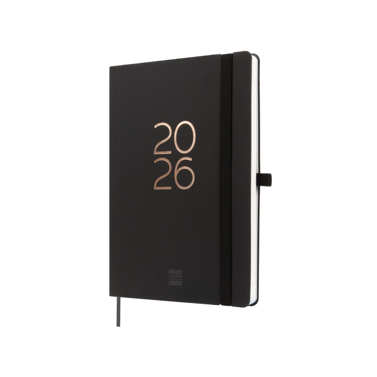 Agenda semanal A5 2026 Capri Preto | Finocam Agenda semanal A5 2026 Capri Preto | Finocam