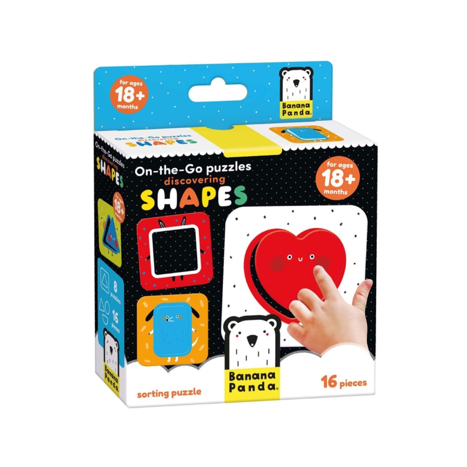 Puzzles On-the-Go Descobre as Formas | Banana Panda Puzzles On-the-Go Descobre as Formas | Banana Panda