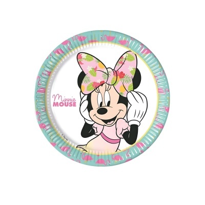 Pratos Minnie Tropical