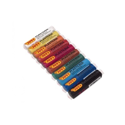 Conjunto de 10 Barras de Plasticina Cores Sortidas | Jovi