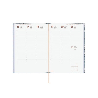 Agenda semanal 2026 Berlim Flor de Algodão | Finocam