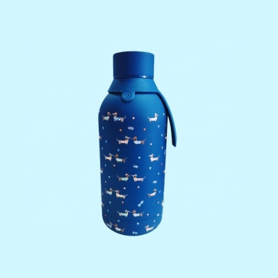 Garrafa térmica Dark Blue Guau 500ml  | Aurea