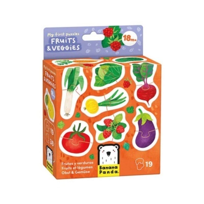 Puzzles Baby Frutas e Vegetais | Banana Panda
