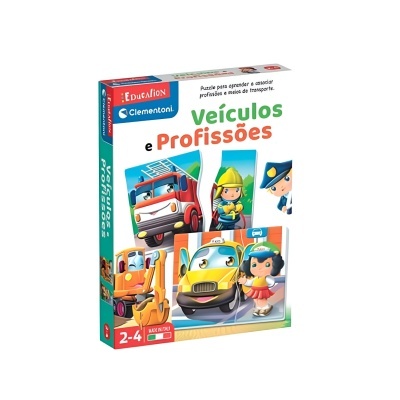Jogo Veículos e Profissões | Clementoni