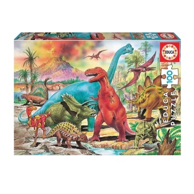 Puzzle Dinossauros 100 peças | Educa