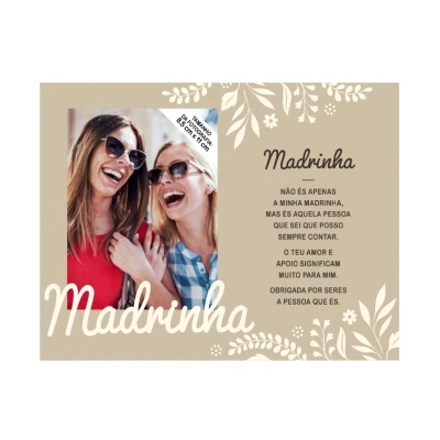 Moldura de madeira "Madrinha" | H&H
