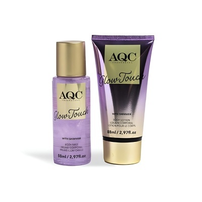 Conjunto spray e loção corporal Purple Glitter | AQC