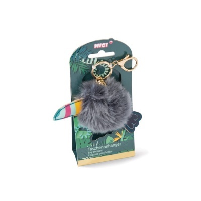Porta-chaves Tucano pompom | Nici