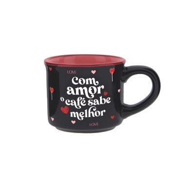 Chávena de café “Com amor o café sabe melhor” | Lovely Story