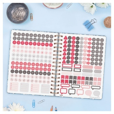 Agenda diária A5 2026 Espiral You Flor de Algodão | Finocam