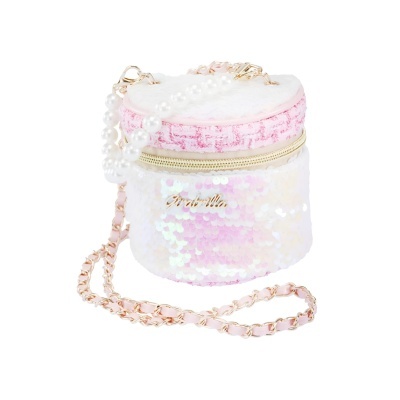 Bolsa Girabrilla Glamour Rosa/branco | Nice