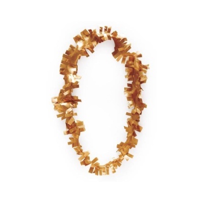 Colar de plástico dourado