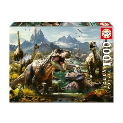 Puzzle Dinossauros Ferozes 1000 peças | Educa