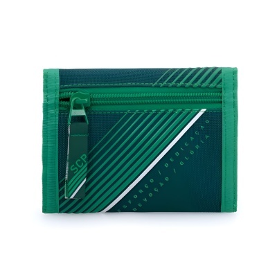 Carteira Sporting | SCP verde com velcro