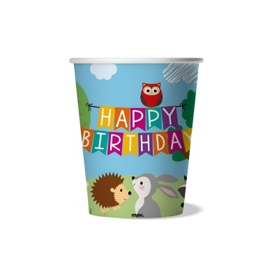 Copos WoodLand Animais do Bosque