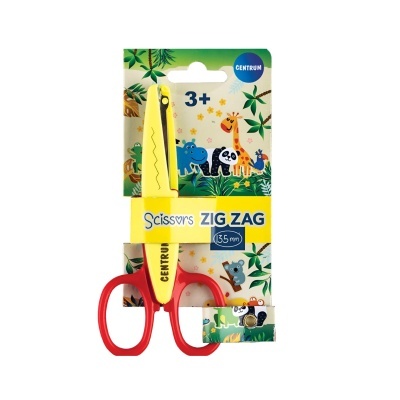Tesoura Infantil Zig Zag | Centrum