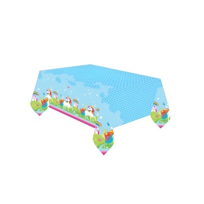 Toalha de mesa Arco íris Unicórnio Mágico