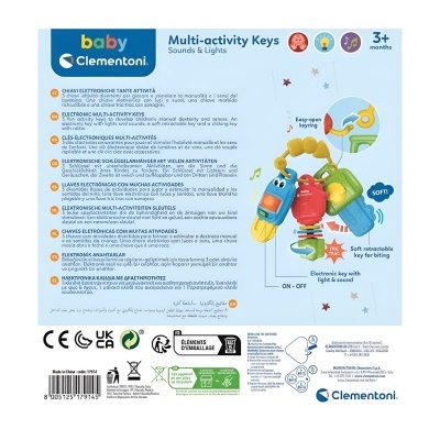 Chaves Musicais com Luz | Clementoni Baby