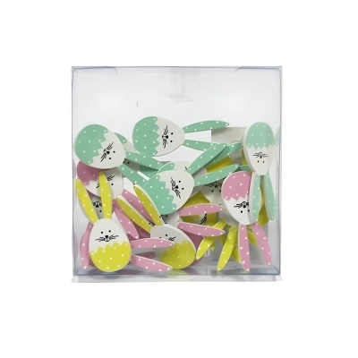 Stickers/Autocolantes Coelhos em Madeira