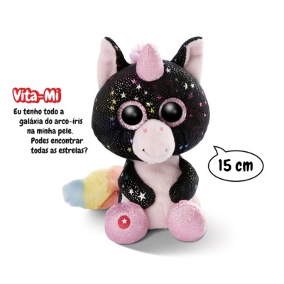 Peluche Unicórnio Vita-Mi Glubschis 15cm | Nici
