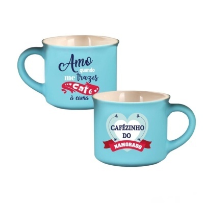 Chávena café aveludada "Namorado"