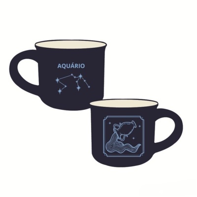 Chávena café aveludada Signo "Capricórnio"