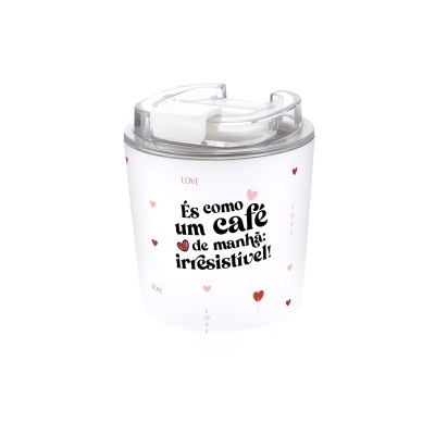 Copo térmico “És Como um Café de Manhã: Irresistível” | Aurea