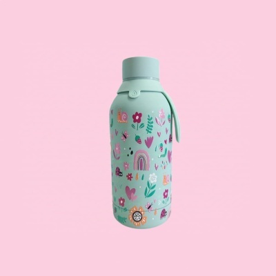 Garrafa térmica Mint Flowers 500ml | Aurea