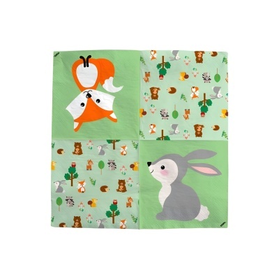 Guardanapos WoodLand Animais do Bosque