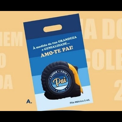 Fita métrica "Pai, o Homem, o Mito, a Lenda"