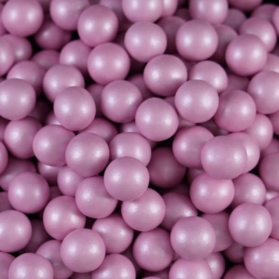 Pérolas de Chocolate Rosa 65g