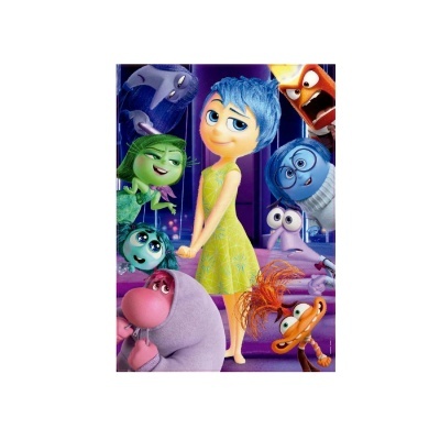 personagens coloridos de desenho animado com personagem principal de vestido amarelo