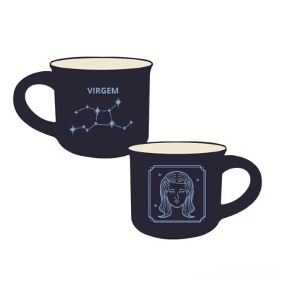 Chávena café aveludada Signo "Virgem"