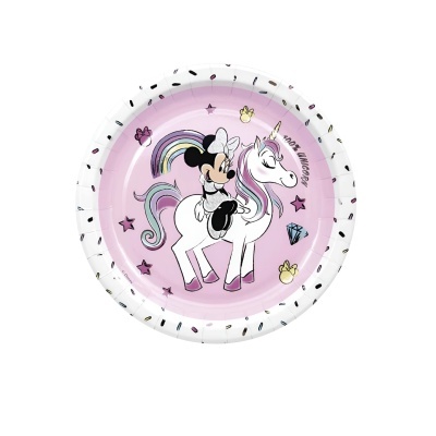 Pratos Minnie Unicórnio