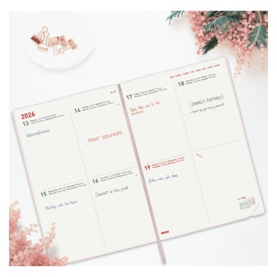 Agenda Semanal Dotted 16 Meses 2025/2026 | Finocam