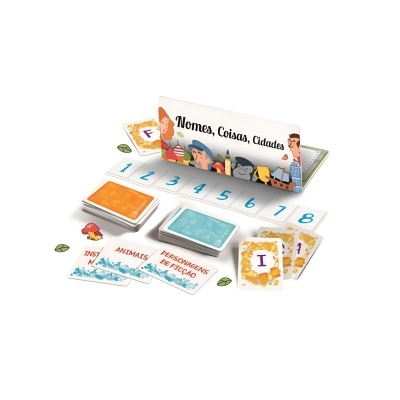 Jogo "Nomes, Coisas, Cidades" | Clementoni