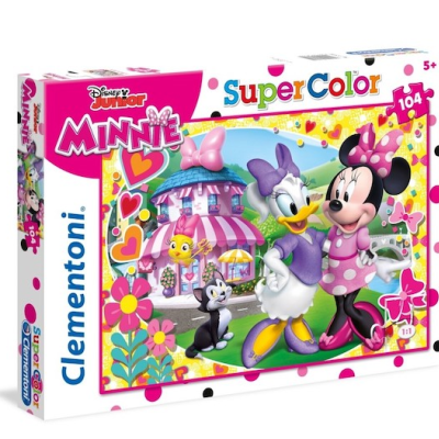 Puzzle Minnie Happy 104 peças Clementoni SuperColor