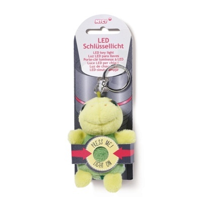 Porta-chaves peluche com luz led Tartaruga Slippy | Nici