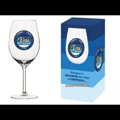 Copo vinho "Pai, o Homem, o Mito, a Lenda"