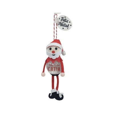 Boneco globo de neve Natal "Cátia"