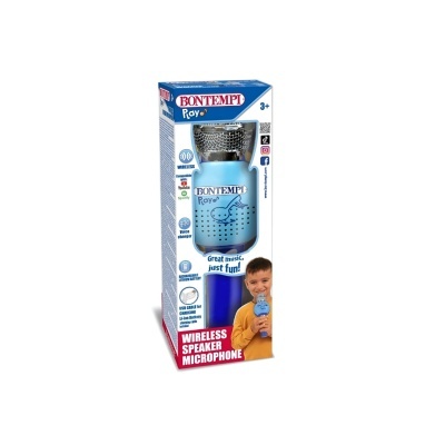 Microfone Karaoke Wireless azul Microfone Karaoke Wireless azul
