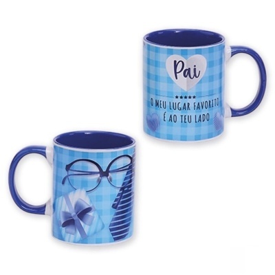 Caneca cerâmica "Pai, o meu lugar favorito é ao teu lado"