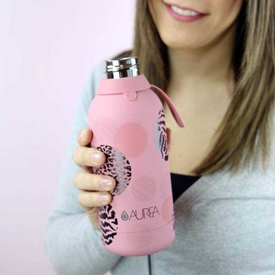 Garrafa térmica Makeup Animal Print 500ml | Aurea