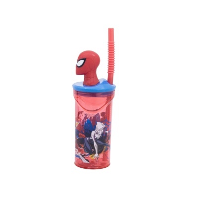 Copo Com Figura 3D Homem Aranha