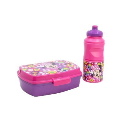 Conjunto Sanduicheira + garrafa Minnie