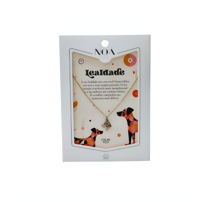 Colar dourado aço "Lealdade" | Noa Story