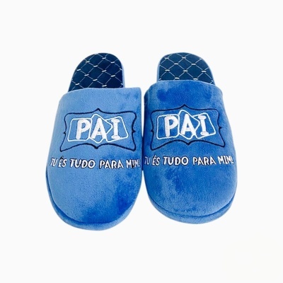 Chinelos/pantufas "Pai, Tu és Tudo Para Mim"